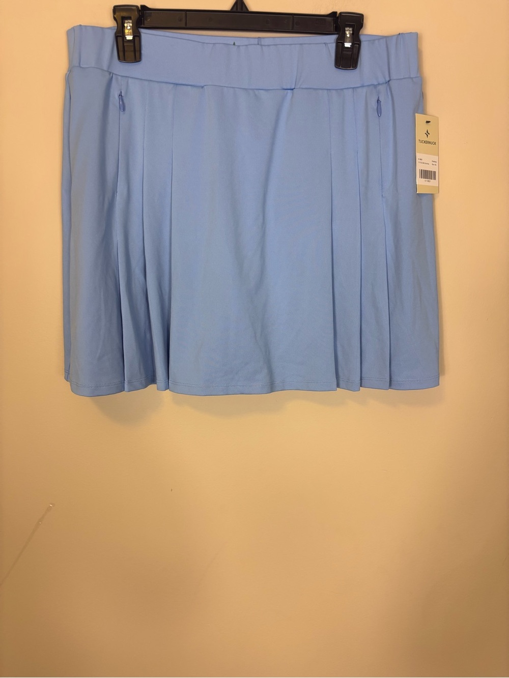 New Tuckernuck Light Blue Athletic Golf Skort with Floral Shorts Under XXL